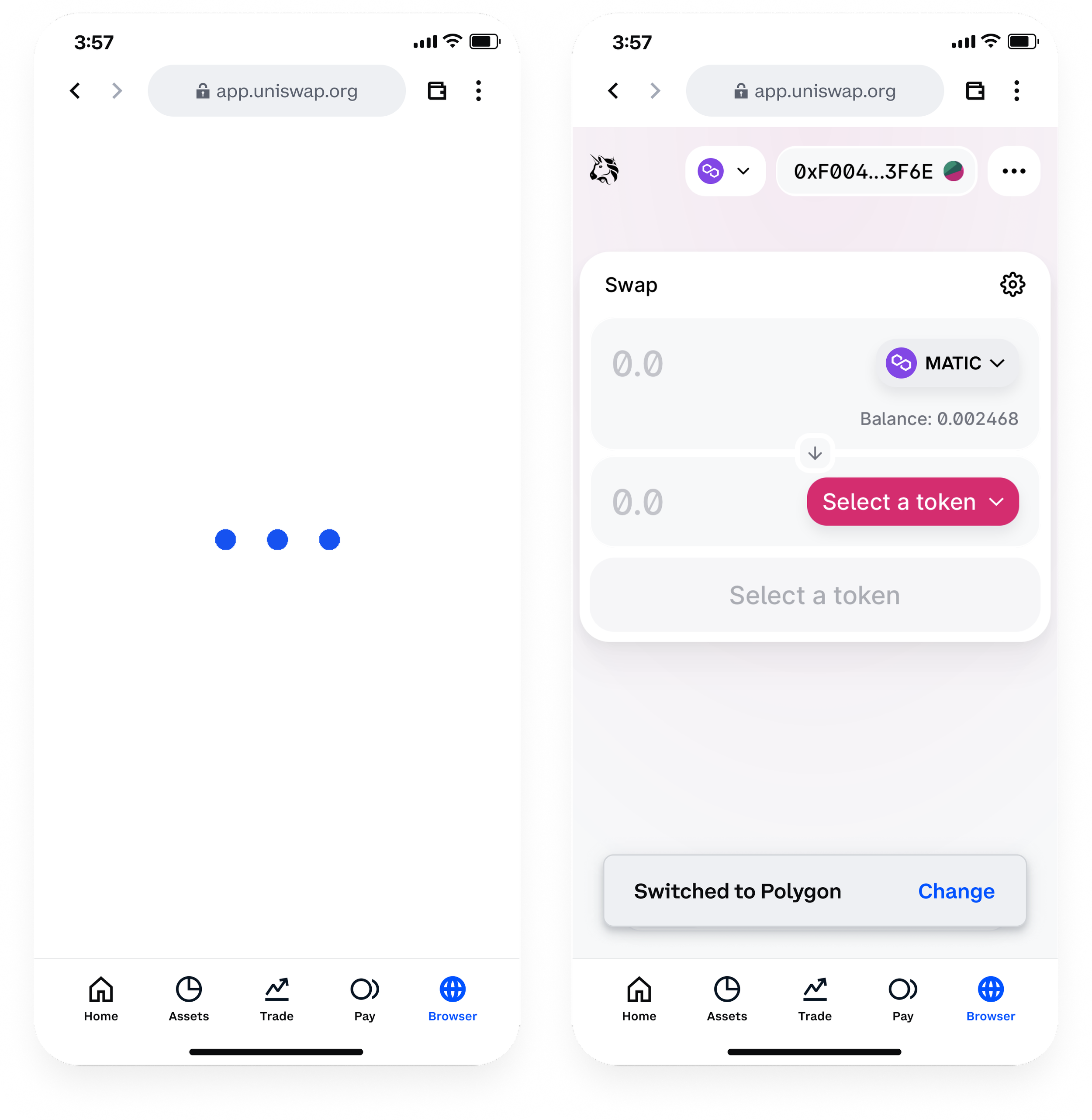 Overview of wallet and browser integration