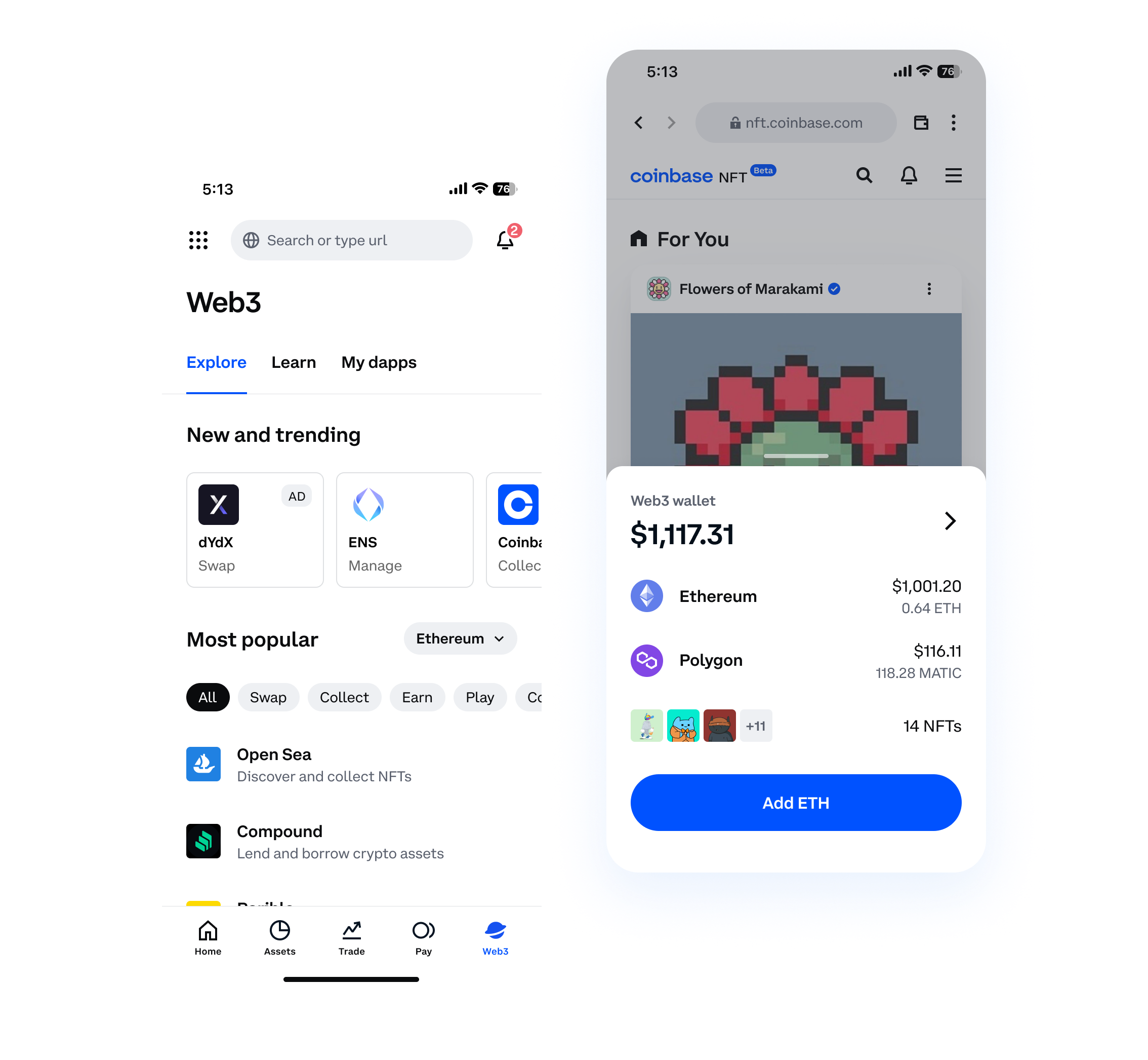 Dapp browser usability design